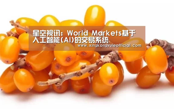 星空视讯:World Markets基于人工智能(AI)的交易系统(图1) 星空视讯