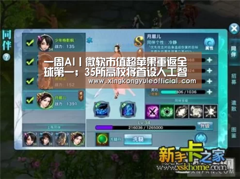 一周AI丨微软市值超苹果重返全球第一;35所高校将首设人工智能专业|星空娱乐(图3) 星空娱乐